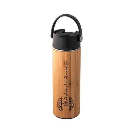 Garrafa Squeeze de Bambu Personalizada